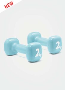 Q dumbbell vinyl 2kg off blue NEW